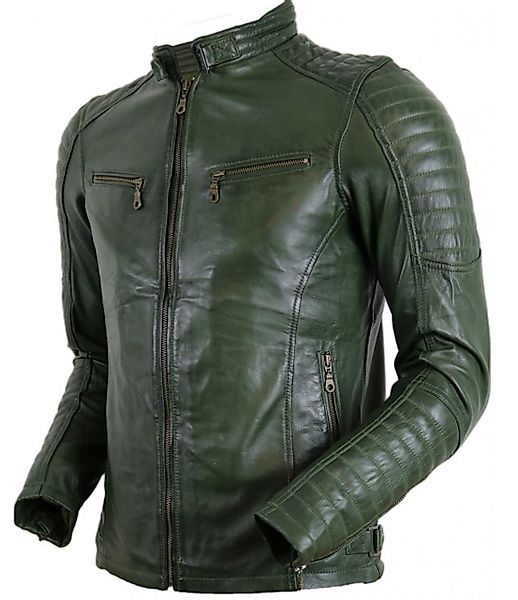 MDM Bikerjacke Herren Lamm Nappa Lederjacke günstig online kaufen