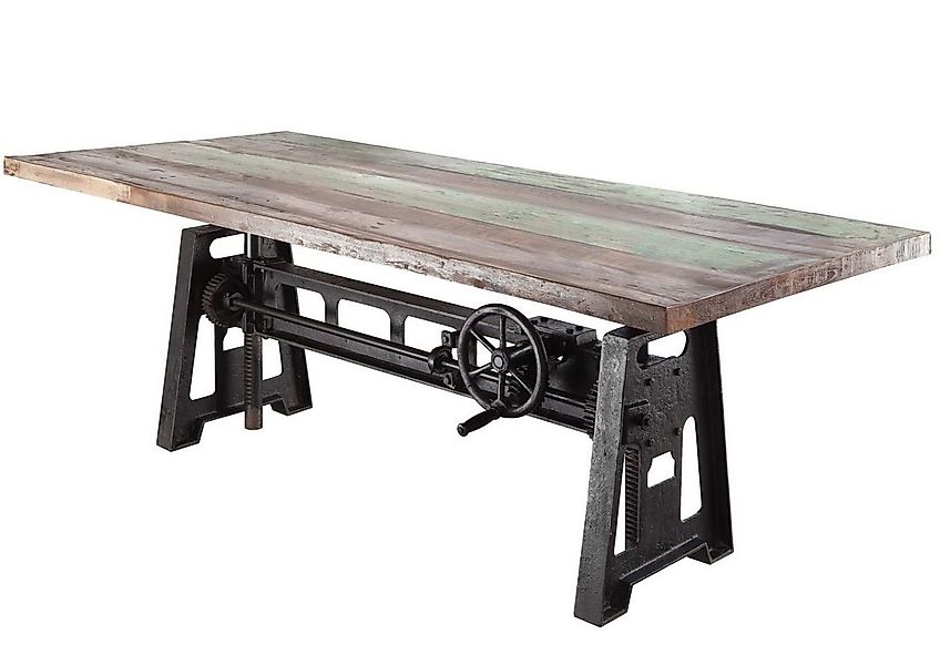 Massivmoebel24 Esstisch INDUSTRIAL (Massivholz, Massivholztisch), Altholz h günstig online kaufen