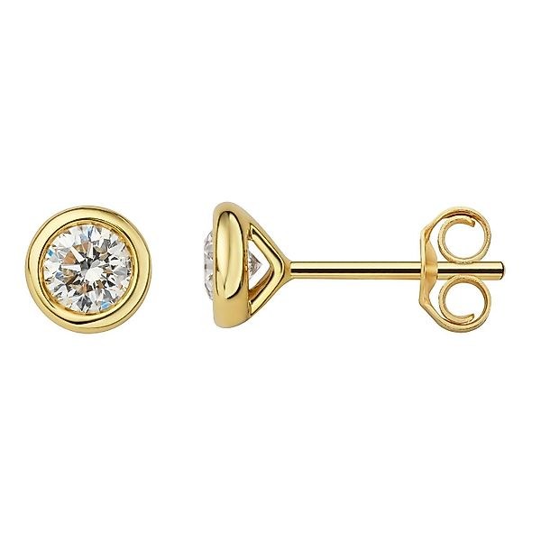 ONE ELEMENT Paar Ohrhänger, Damen Gold günstig online kaufen