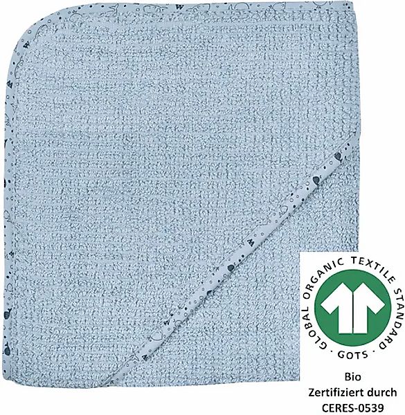 Wörner Kapuzenhandtuch »at home stahlblau Kapuzenbadetuch 80/80«, (1 St.), günstig online kaufen