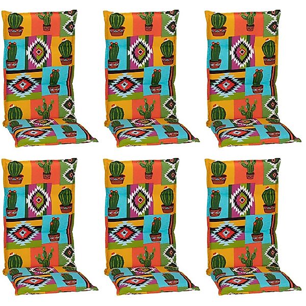 Beo Sitzauflage Hochlehner Tijuana 6er Set Bunt günstig online kaufen