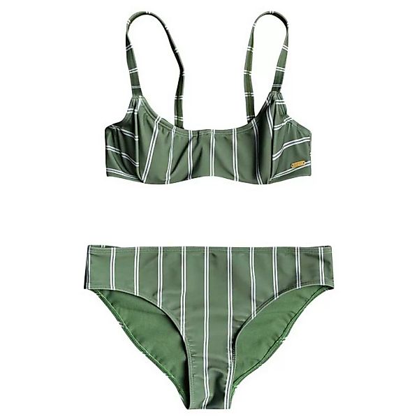 Roxy Body Underwire Bh Normaler Bikini M Vineyard Green Will Stripes günstig online kaufen