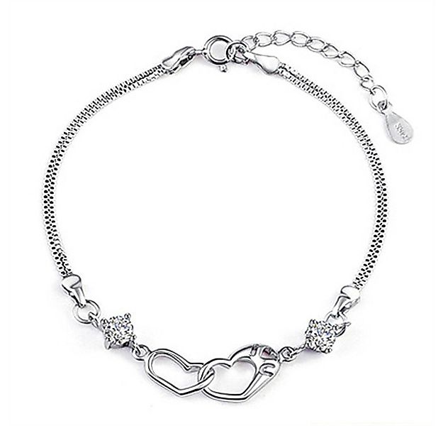 The Beauty House Armband Damen Doppelarmband mit Herzen günstig online kaufen