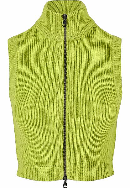 URBAN CLASSICS Steppweste "Urban Classics Damen Ladies Short Knit Vest" günstig online kaufen