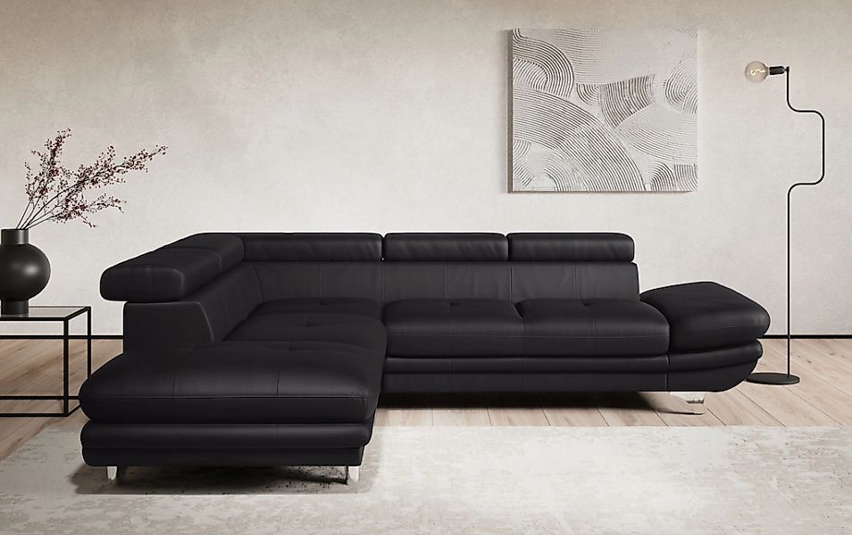COTTA Ecksofa "Enterprise L-Form", mit Arm- & Kopfteilverstellung, wahlweis günstig online kaufen