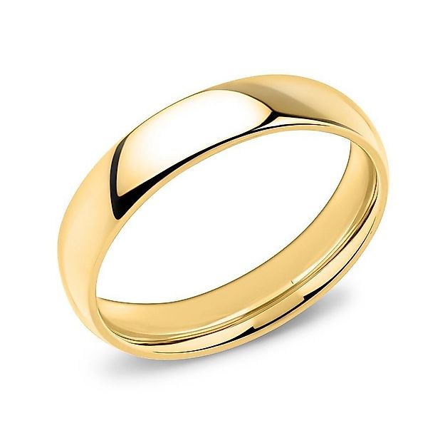 Unique Fingerring Vergoldeter Edelstahlring in 5mm Breite R9077 günstig online kaufen