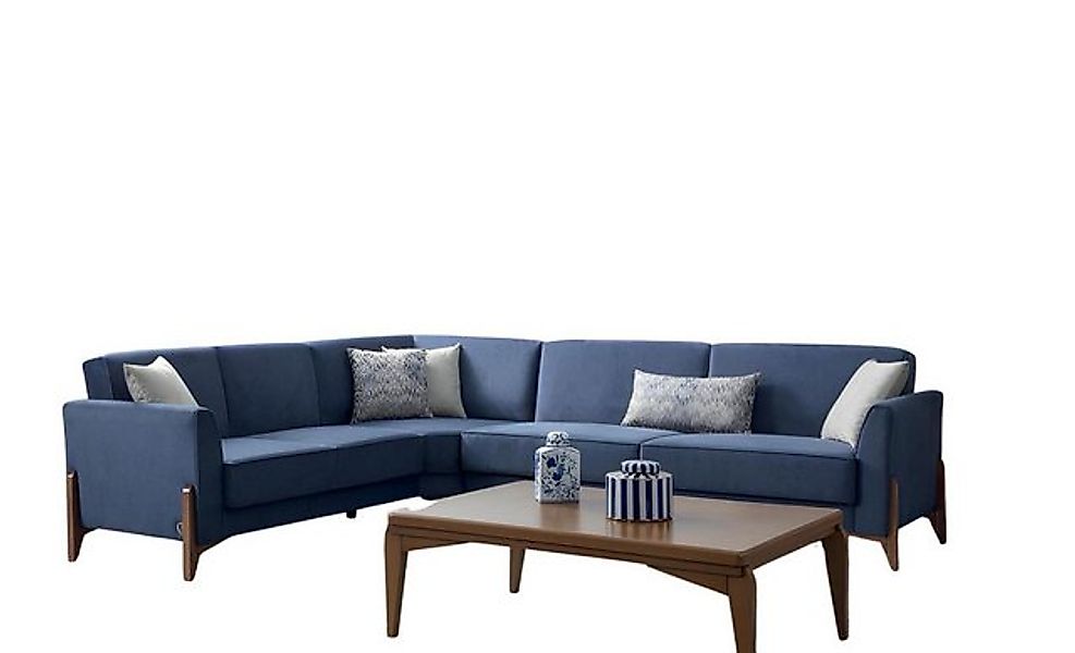 JVmoebel Ecksofa Sofa L-Form Stoffsofa Couch Wohnzimmer Garnitur Design Mod günstig online kaufen