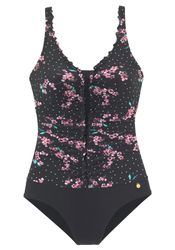 LASCANA Badeanzug mit Rüschenkante und Shaping-Effekt günstig online kaufen