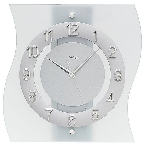 AMS Funkwanduhr (Exklusiv-Modell, Quarzuhr,Made in Germany, Esszimmer,Wohnz günstig online kaufen
