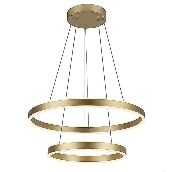 LED Pendelleuchte One in Messing 35W 2540lm günstig online kaufen