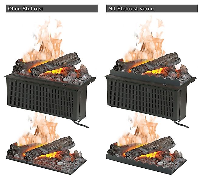 Dimplex Ravello Elektrokamin Opti-myst 3D: Dekoholz mit Stehrost (gerade) - günstig online kaufen