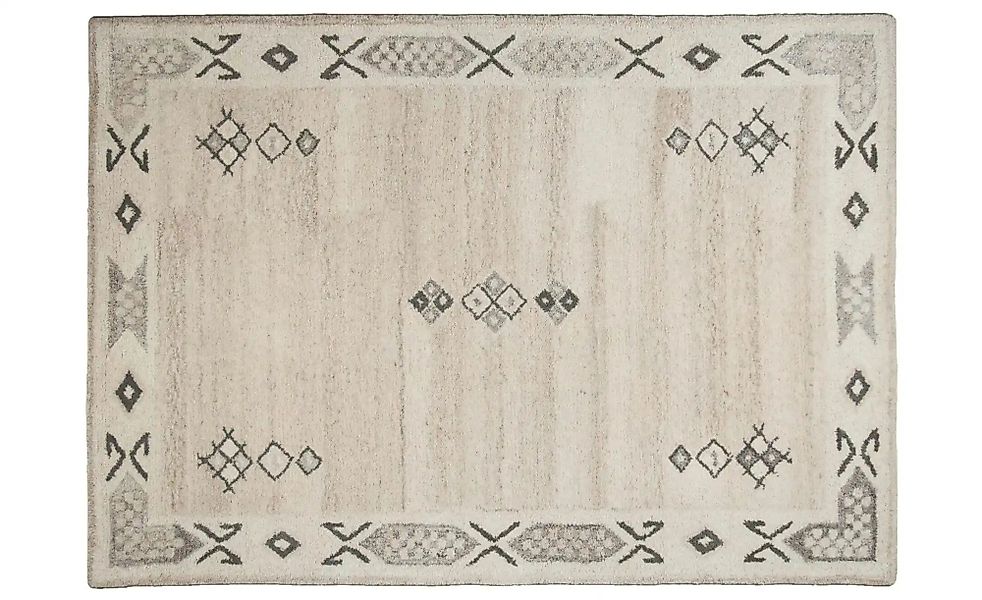 THEKO Wollteppich  Royal Berber  ¦ beige ¦ Wolle ¦ Maße (cm): B: 90 H: 1,8 günstig online kaufen