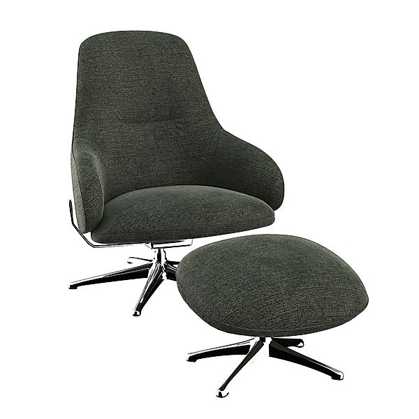 FLEXLUX Drehsessel »Falcone, TV-Loungesessel, Fernsehsessel, Polstersessel, günstig online kaufen