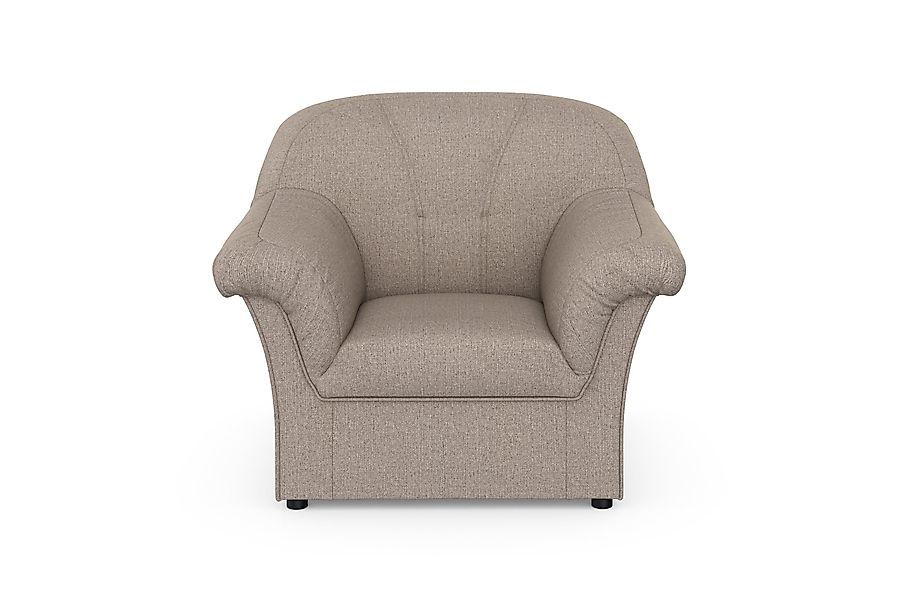 DOMO collection Sessel "Pegnitz zeitlos, elegante Armlehnen, komfortabel" günstig online kaufen