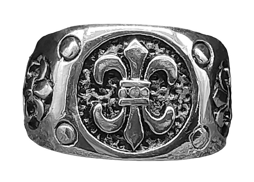 Kiss of Leather Fingerring RING FLEUR-DE-LIS, GR. 57-71 (FL25) - EDELSTAHL günstig online kaufen