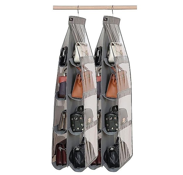 FELIXLEO Hängeregal Hängeregal Regal Taschen aufbewahrung 8Taschen Transpar günstig online kaufen