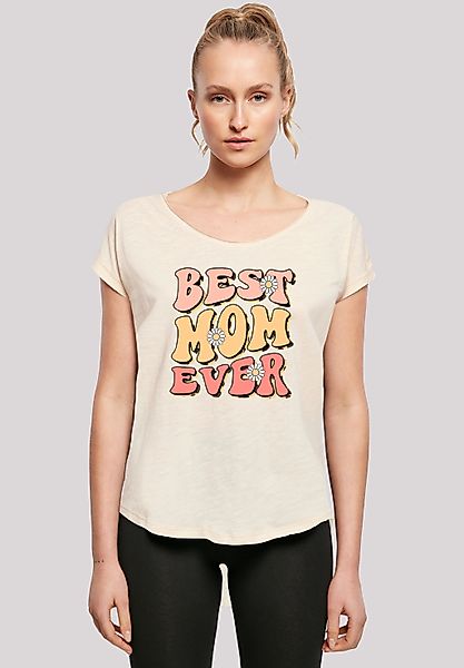 F4NT4STIC T-Shirt "Muttertag best mom ever Retro Blumenmuster" Premium Qual günstig online kaufen