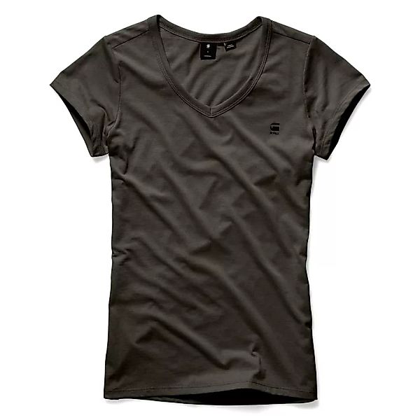 G-star Eyben Slim V Neck Kurzarm T-shirt 2XL Asphalt günstig online kaufen