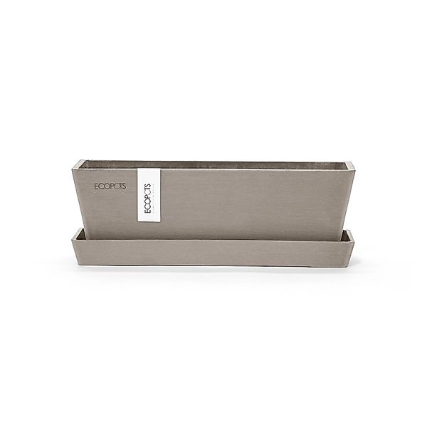 ECOPOTS Balkonkasten Bruges Mini 25 Taupe, günstig online kaufen