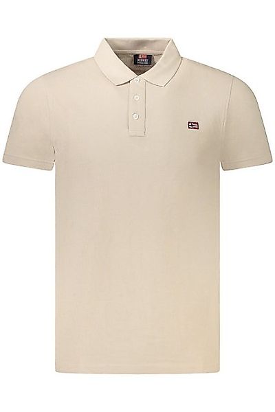 NORWAY 1963 Poloshirt Elegantes Herren-Poloshirt Beige mit Applikation & günstig online kaufen