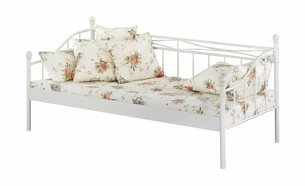 Metallbett-Gestell  Luisa ¦ weiß ¦ Maße (cm): B: 98 H: 92 Betten > Bettgest günstig online kaufen