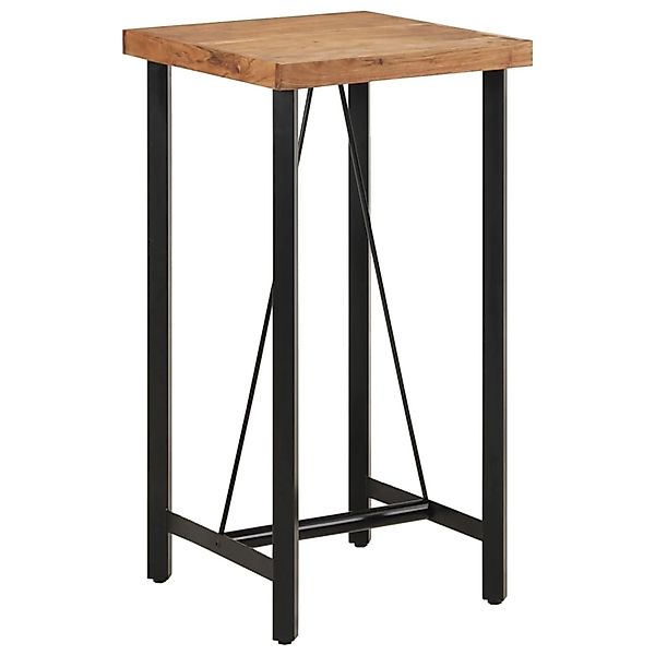 vidaXL Esstisch Bartisch 55x55x107 cm Massivholz und Eisen (1-St) günstig online kaufen
