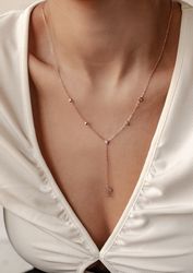 Hey Happiness Kreuzkette Lariat mit Anhänger, günstig online kaufen