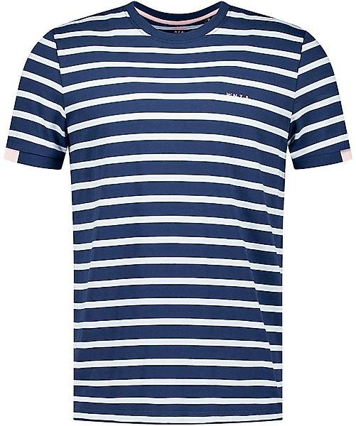 NZA T-shirt Noel Stripes Light Navy - Größe XL günstig online kaufen