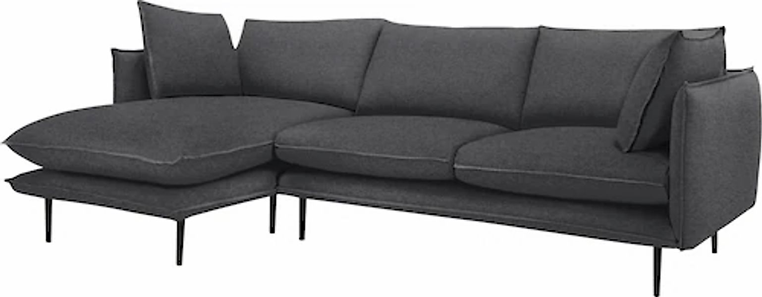 Home affaire Ecksofa »Somba L-Form« mit dickem Keder, Ottomane wahlweise li günstig online kaufen