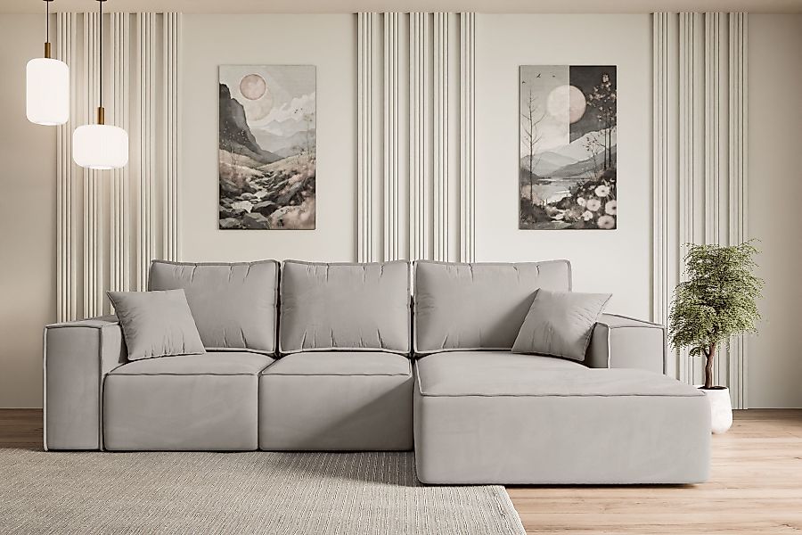 ALTDECOR Ecksofa SERRA-L-S, Couch mit Schlaffunktion, günstig online kaufen