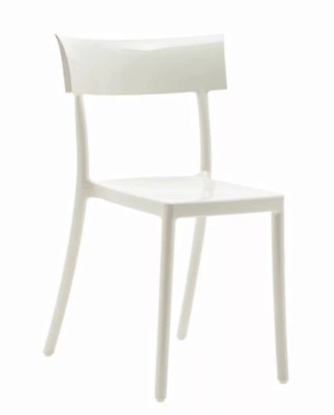 Stapelbarer Stuhl Generic Catwalk plastikmaterial weiß / Polykarbonat - Kar günstig online kaufen