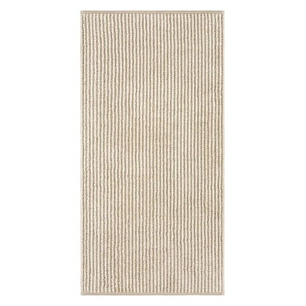 Cawö Handtücher Luxury Home Two-Tone Stripe 480 - Farbe: sand - 33 - Handtu günstig online kaufen