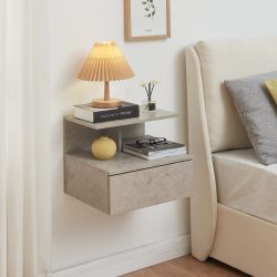 en.casa Wandboard, »Amberg« Nachttisch hängend 40x35x31 günstig online kaufen