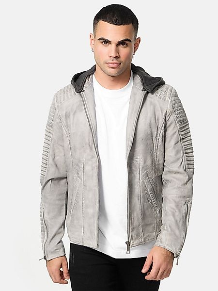 Tazzio Lederjacke A800 Biker-Look mit abnehmbarer günstig online kaufen