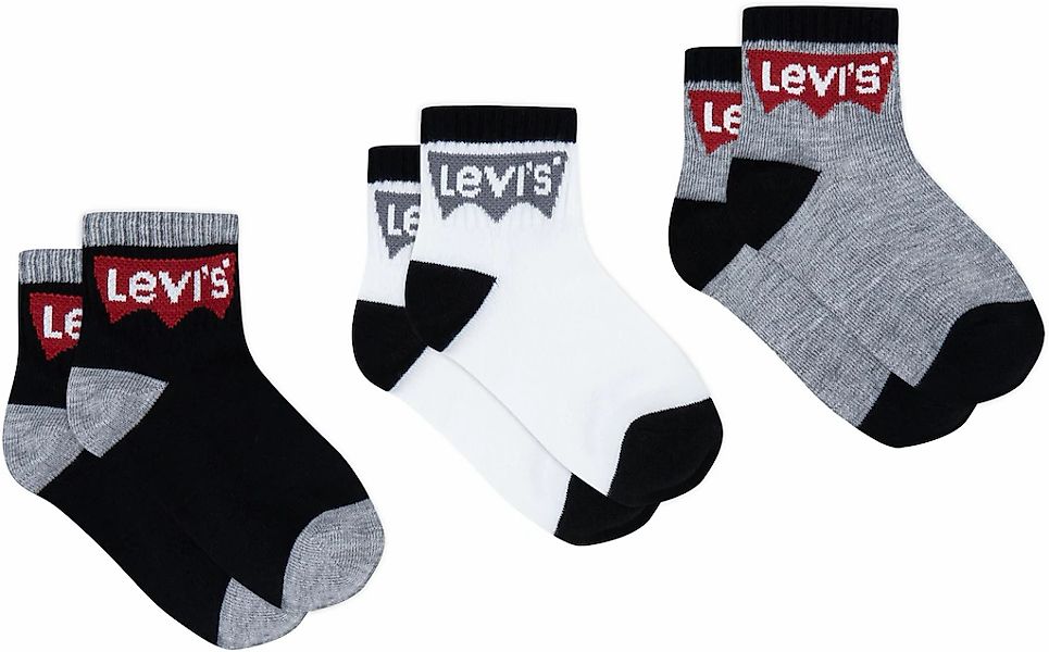 Levis Kids Socken "BATWING MID CUT3PK" Packung, 3 Stk. tlg. im 3er-Pack günstig online kaufen