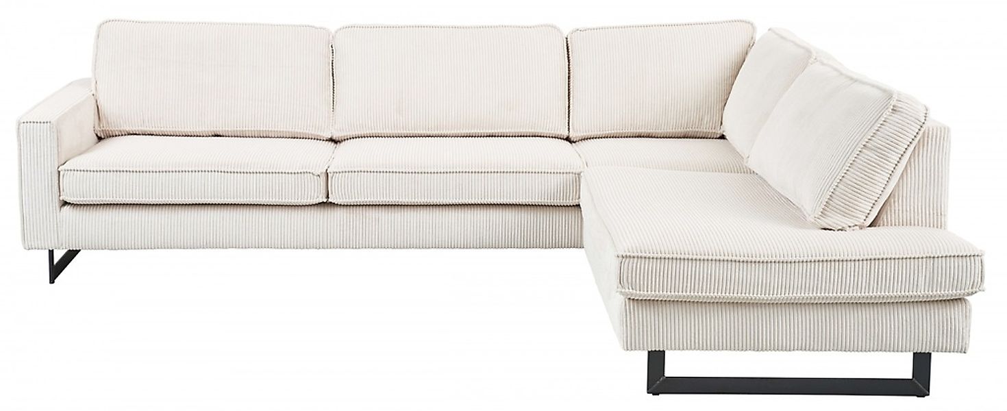 Places of Style Ecksofa »Pinto, 290 cm, Cord, Chenille, Lederoptik, Ottoman günstig online kaufen