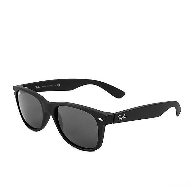 Ray-Ban Sonnenbrille Ray-Ban New Wayfarer RB2132 622/55 Rubber Black Green günstig online kaufen