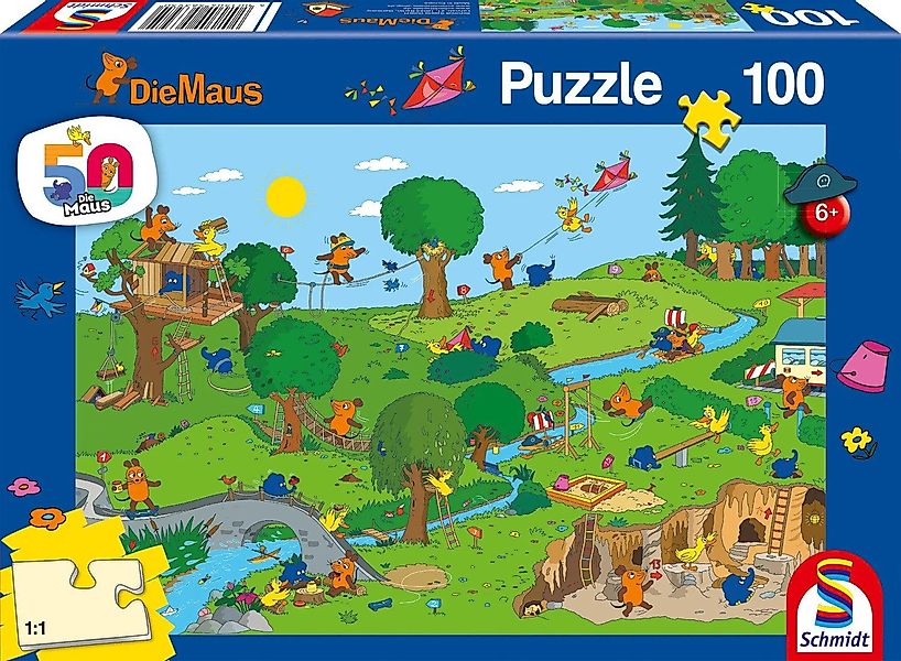 Schmidt Spiele Puzzle Im Spielpark, 100 günstig online kaufen