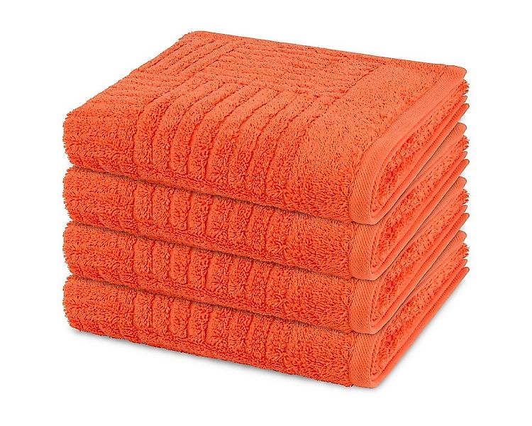 ROSS Handtuch Set Carre, Walkfrottee (Spar-Set, 4-St), 4 X Handtuch im Set günstig online kaufen