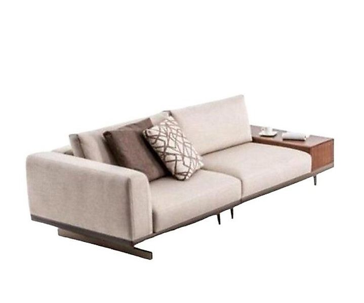 JVmoebel Sofa Beige Moderner Zweisitzer Luxus Couch Sofa Wohnzimmermöbel Co günstig online kaufen