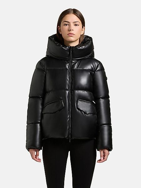 khujo Steppjacke Aurora Gesteppte Damen Winterjacke in Lederoptik günstig online kaufen