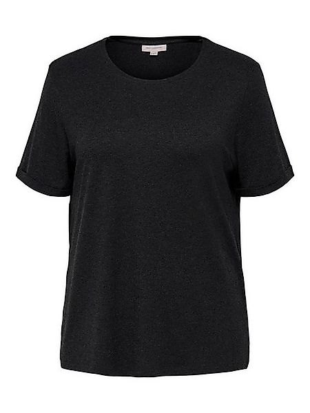 ONLY CARMAKOMA T-Shirt CARMOSTER S/S FOLD UP TOP JRS günstig online kaufen