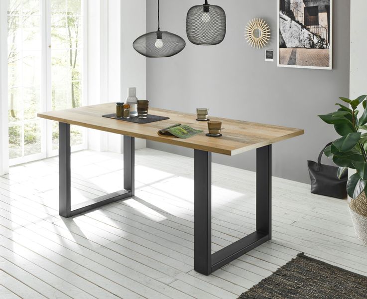 Home affaire Esstisch "SHERWOOD" in modernem Holz Dekor, Breite 180 cm günstig online kaufen