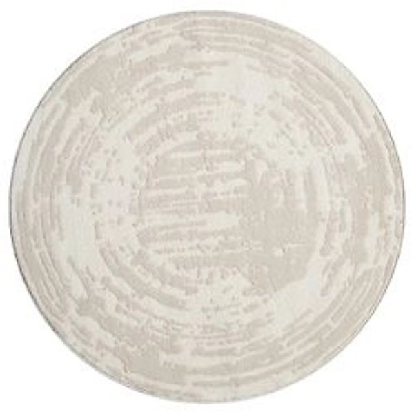 payé Teppich Esso 71 Hochflor Rund 160x160 cm Beige günstig online kaufen