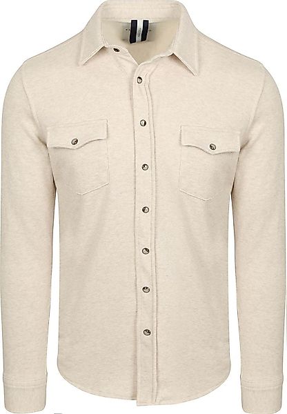 Profuomo Overshirt Western Jersey Ecru - Größe L günstig online kaufen