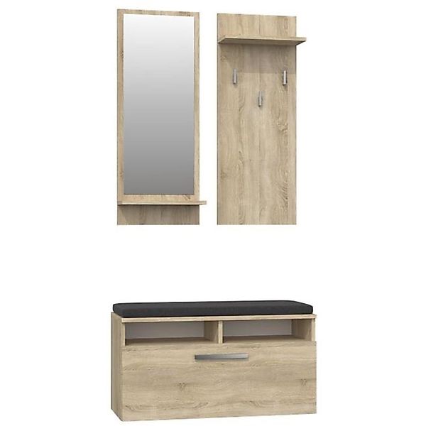 Beautysofa Kompaktgarderobe Harmony (stilvoll Dielegarderobe, Flurkommode günstig online kaufen