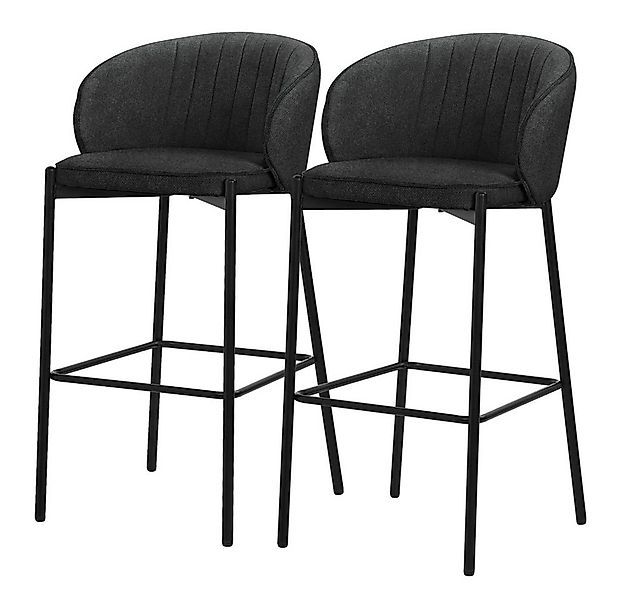 ML-DESIGN Barhocker Gepolsterter Barstuhl mit Metallgestell Rückenlehne und günstig online kaufen