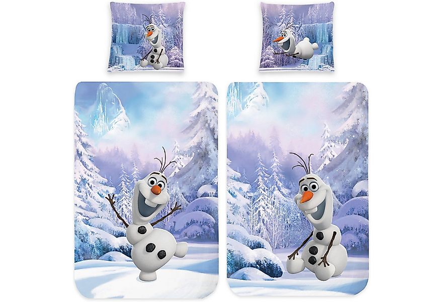 BERONAGE Kinderbettwäsche Frozen Die Eiskönigin Olaf Der Schneemann Bettwäs günstig online kaufen