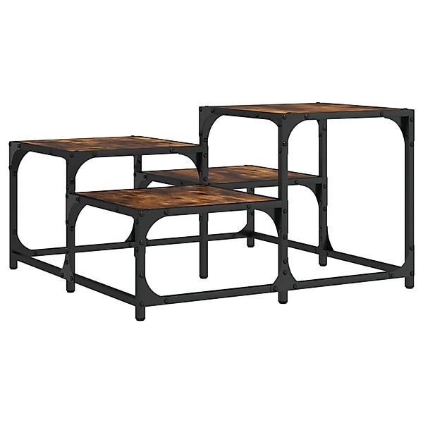 vidaXL Couchtisch Räuchereiche 68x68x40 cm Holzwerkstoff 837749 günstig online kaufen