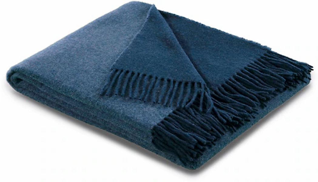 Biederlack Plaid "teal-green" im Doubleface-Look günstig online kaufen